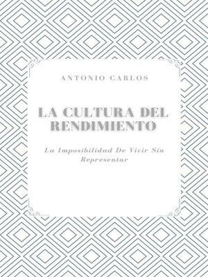 cover image of La Cultura del Rendimiento